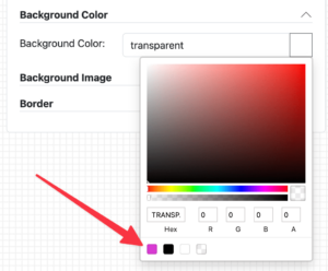 Brand colors as they appear in the color picker in the OMGIMG image editor